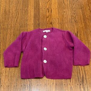 Sepetit Paris Magenta Fleece Jacket – Girls 4 – Boutique European Chic